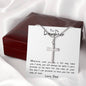 To My Daughter - I Pray You Will Always Be Safe - Cross Necklace and Card