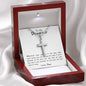 To My Daughter - I Pray You Will Always Be Safe - Cross Necklace and Card