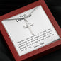 To My Daughter - I Pray You Will Always Be Safe - Cross Necklace and Card