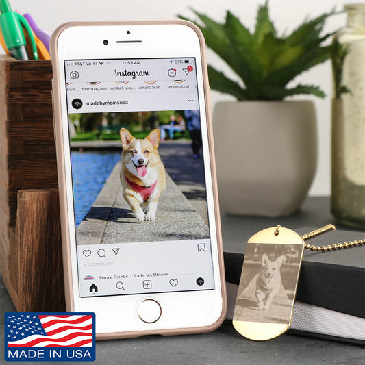 PHOTO ETCHED DOG TAG TEST