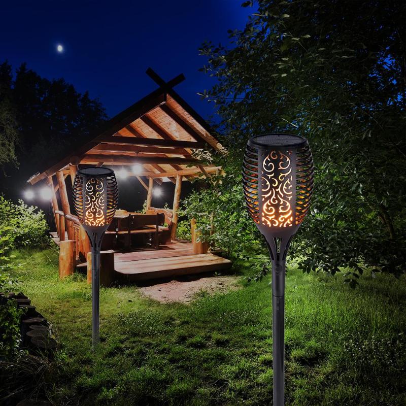 Outdoor Solar Flame Light Torch
