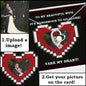 Photo Personalized - To My Beautiful Wife It's Dangerous To Go Alone Take My Heart - With Heart Pendant Necklace