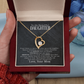 To My Daughter – You Are Braver Stronger Smarter & Loved More Than You Know – Necklace from Mom