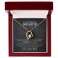 To My Daughter – You Are Braver Stronger Smarter & Loved More Than You Know – Necklace from Mom