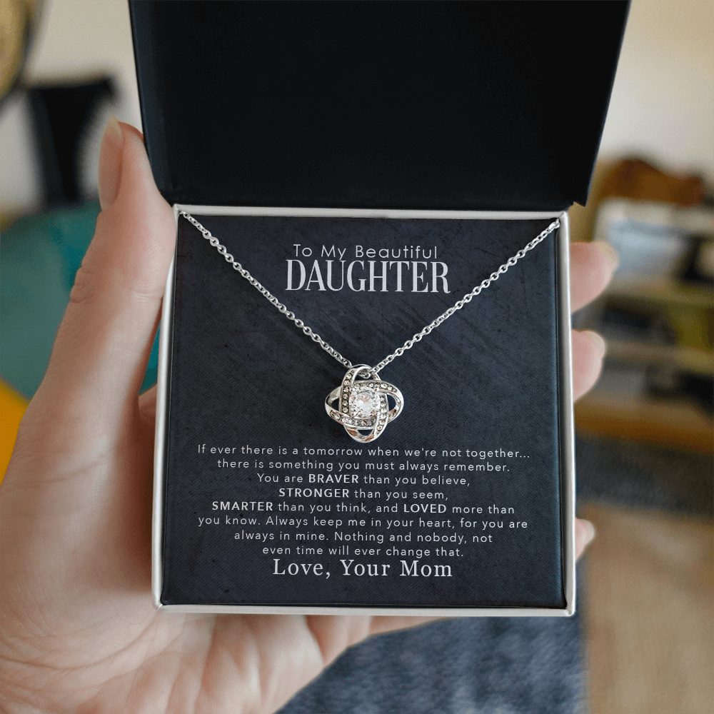 (Selling Fast) To My Daughter – “Love You More Than You'll Ever Know” – Forever Love Necklace from Mom