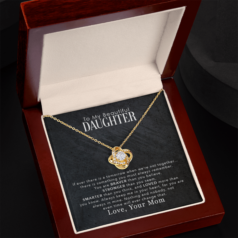 (Selling Fast) To My Daughter – “Love You More Than You'll Ever Know” – Forever Love Necklace from Mom
