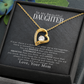 To My Daughter – You Are Braver Stronger Smarter & Loved More Than You Know – Necklace from Mom