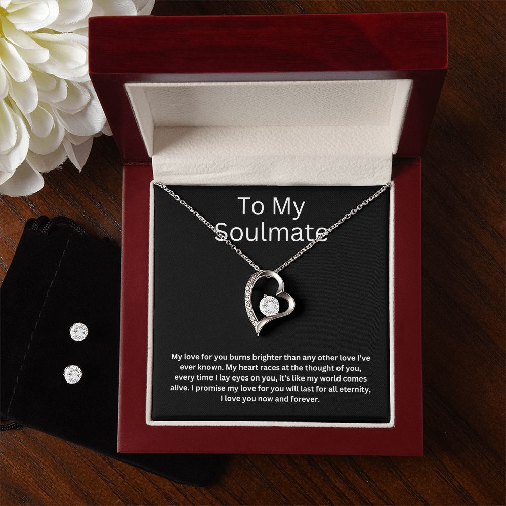 To My Soulmate - Heart Necklace