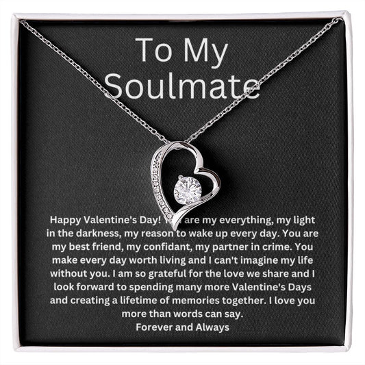 To My Soulmate - Heart Necklace