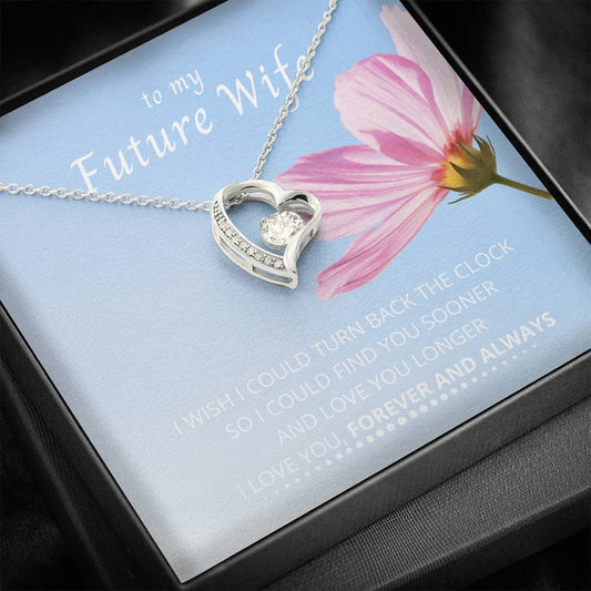 To My Future Wife - Find You Sooner - Necklace and Card
