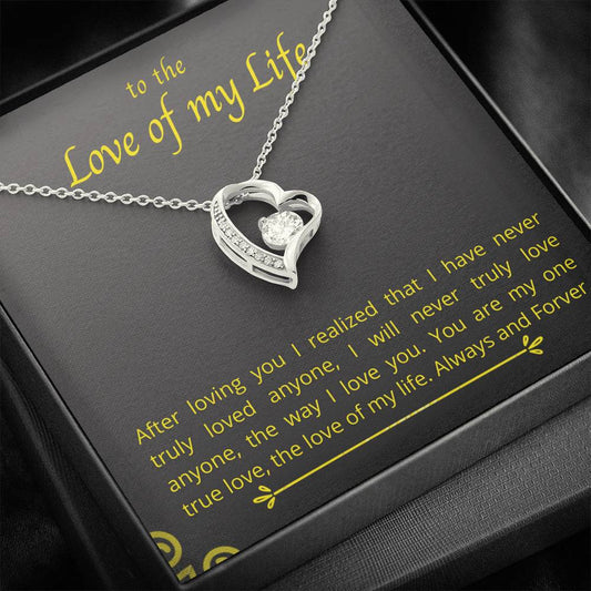 To The Love Of My Life - Necklace and Card