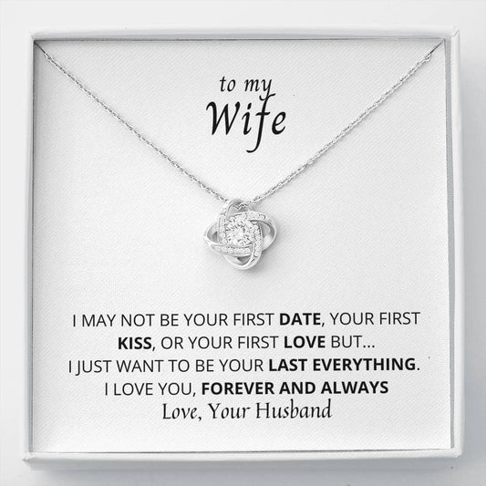 To My Wife, Last Everything Necklace and Card