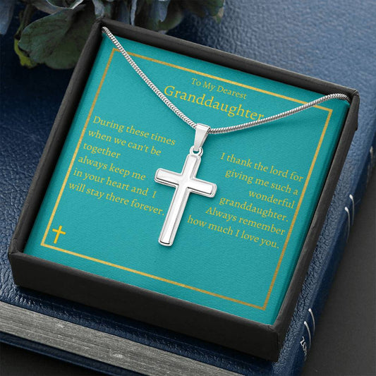 To My Dearest Granddaughter - Necklace and Card